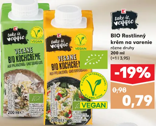 Take It Veggie BIO Rastlinný krém na varenie