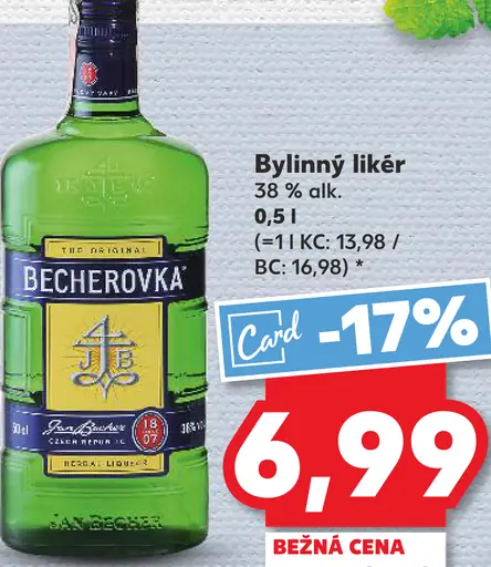 Becherovka Bylinný likér
