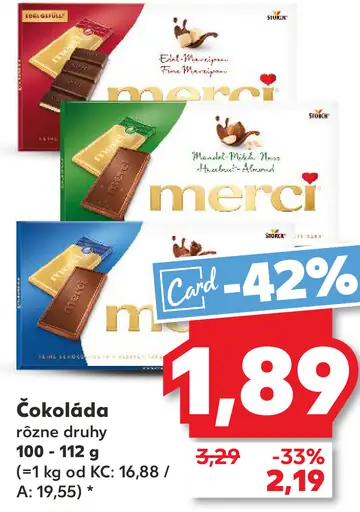 Merci čokoláda