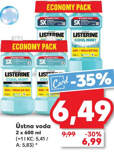 Listerine ústna voda