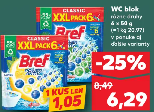 Bref WC blok