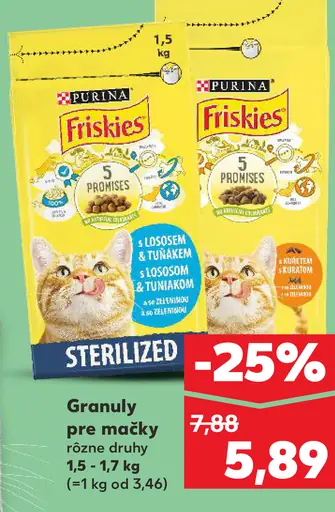 Purina Friskies Granuly pre mačky
