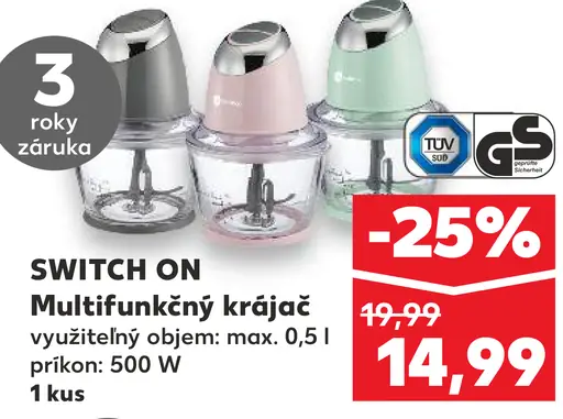 Switch On Multifunkčný krájač