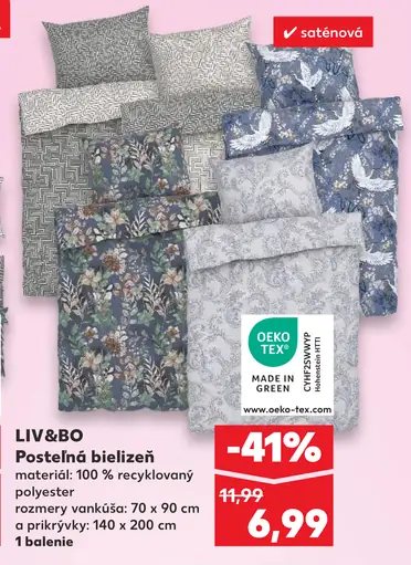 LIV&BO Posteľná bielizeň