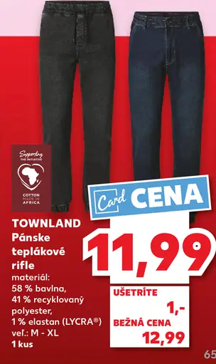 Townland Pánske teplákové rifle