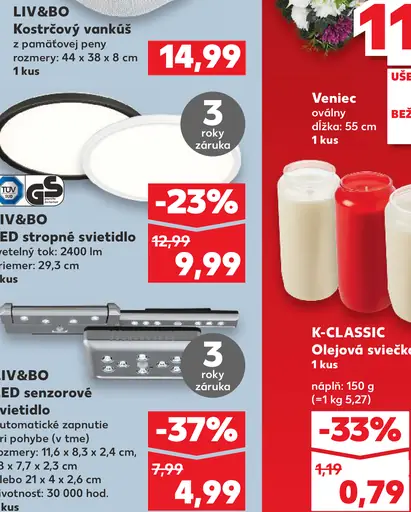 LIV&BÖ Kostrčový vankúš
