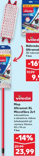 Vileda Mop Ultramat XL Microfibre 2v1