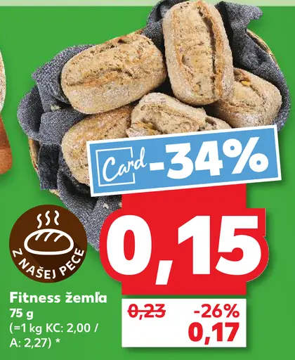 Fitness žemľa