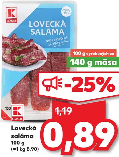 K-Classic Lovecká saláma