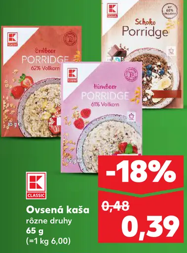 K-Classic Ovsená kaša