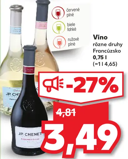 JP Chenet Víno