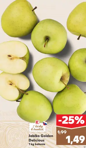 Jablko Golden Delicious