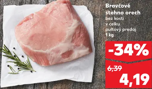 Bravčové stehno orech bez kosti
