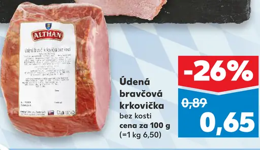 Althan Údená bravčová krkovička