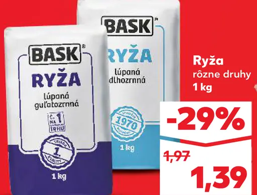 Bask ryža guľatozrnná