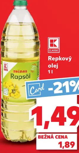 Card Repkový olej