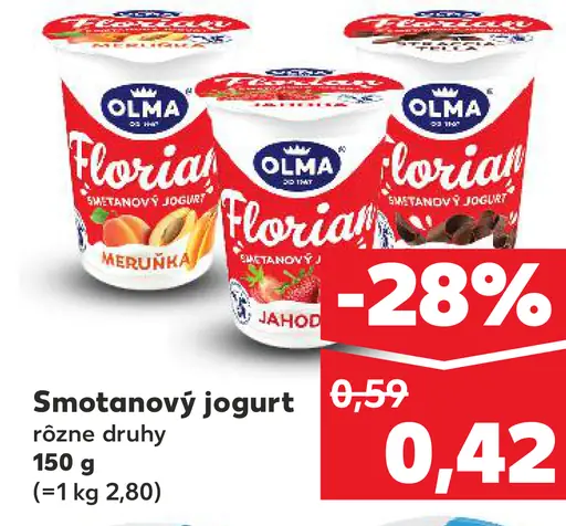 Olma Florian smotanový jogurt