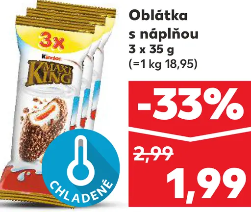 K-Classic oblátka s náplňou