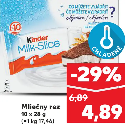 Kinder Milk-Slice