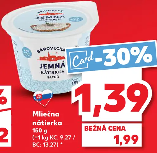 Bánovecká Mliekáreň Mliečna nátierka