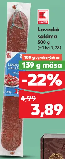 K-Classic Lovecká saláma
