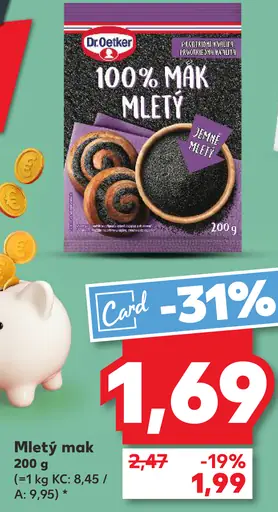 Dr. Oetker 100% Mletý mak