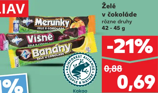 Želé v čokoláde