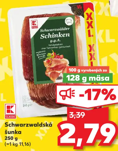 K-Classic Schwarzwaldská šunka