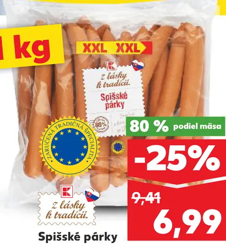 K-Classic Spišské párky