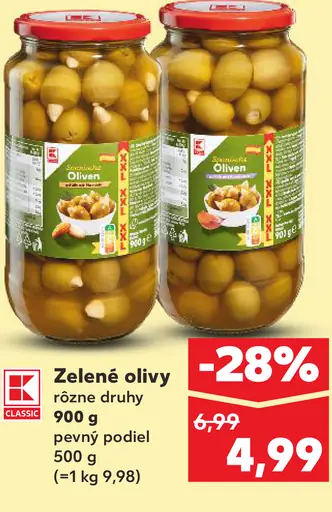 K-Classic Zelené olivy