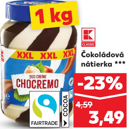CHOCREMO Čokoládová nátierka