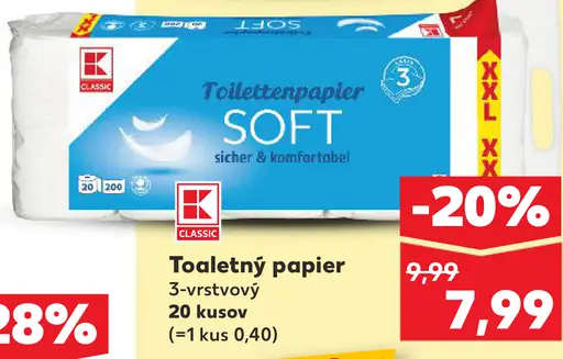 K-Classic Toaletný papier