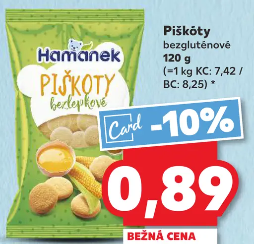 Hamánek Piškoty bezlepkové