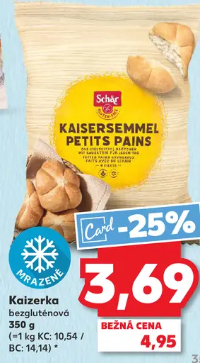 Schär Kaisersemmel bezlepkové