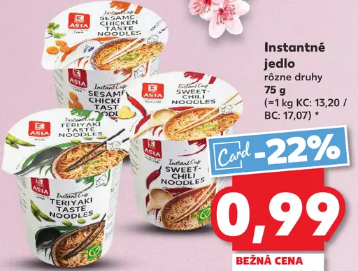 Asia Instantné jedlo