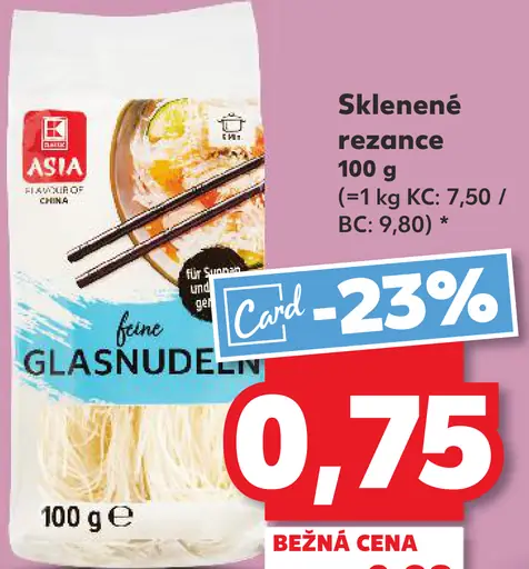 K-Classic Sklenené rezance