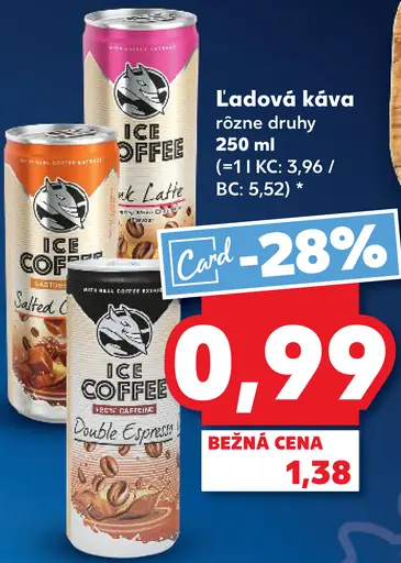 ICE Coffee Latte plechovka