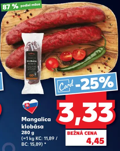 Mangalica klobása