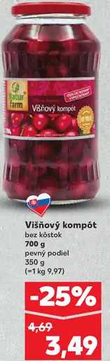 Orchard Farm Višňový kompót