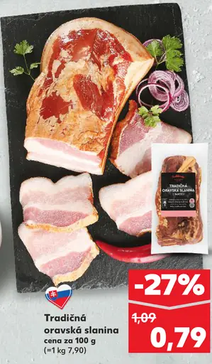 Tradičná oravská slanina