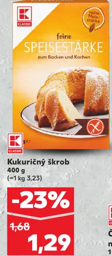K Classic Kukuričný škrob