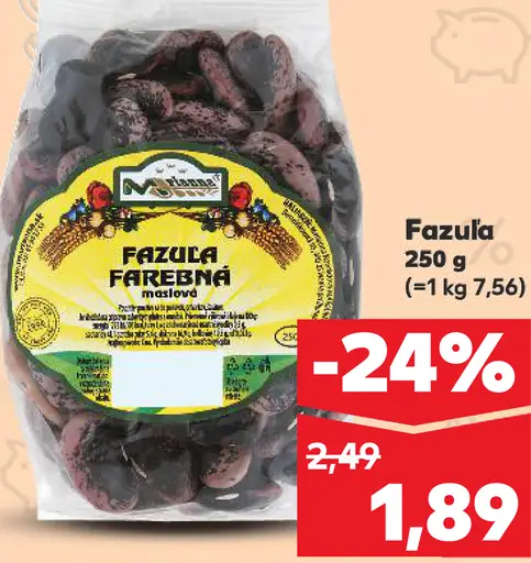 Fazuľa farebná