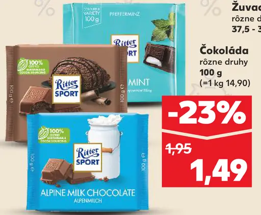 Ritter Sport čokoláda
