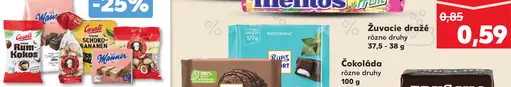 Mentos žuvacie dražé