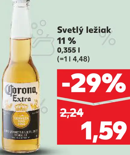 Corona Extra svetlý ležiak 11%