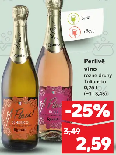 Riunite perlivé víno