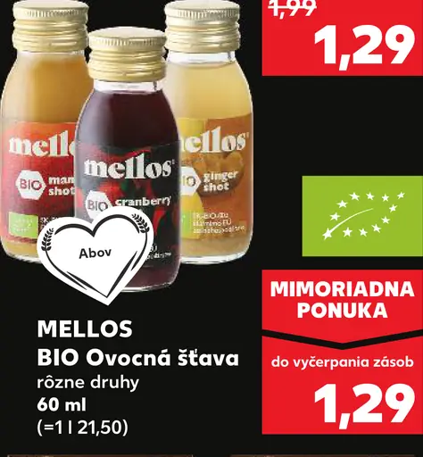 Mellos BIO Ovocná šťava
