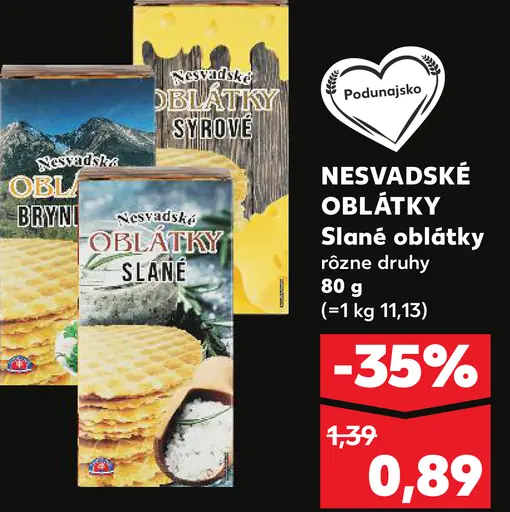 Nesvadské Oblátky Slané oblátky