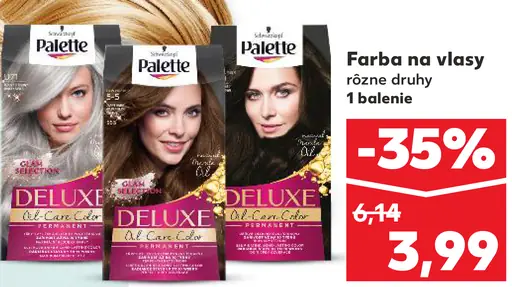 Palette Farba na vlasy