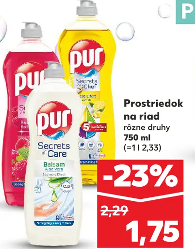 Pur prostriedok na riad
